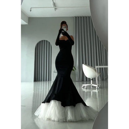 Trumpet/Mermaid Off-Shoulder Elegant Evening Party Prom Dress