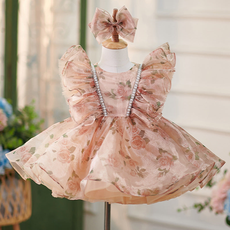 Organza Birthday Party Baby Girl Dress