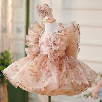 Organza Birthday Party Baby Girl Dress