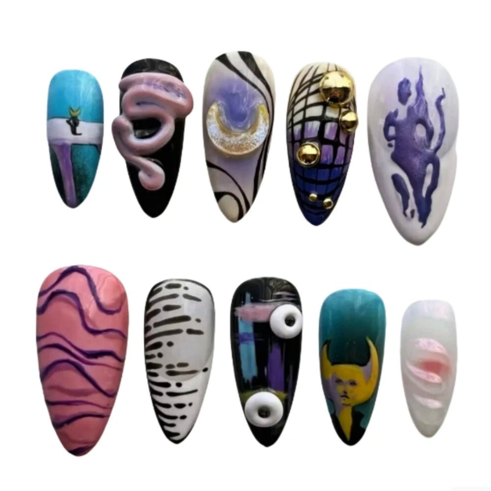 NumberSea - 3D Line Nails