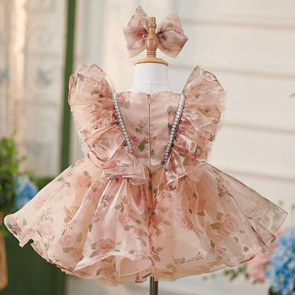 Organza Birthday Party Baby Girl Dress