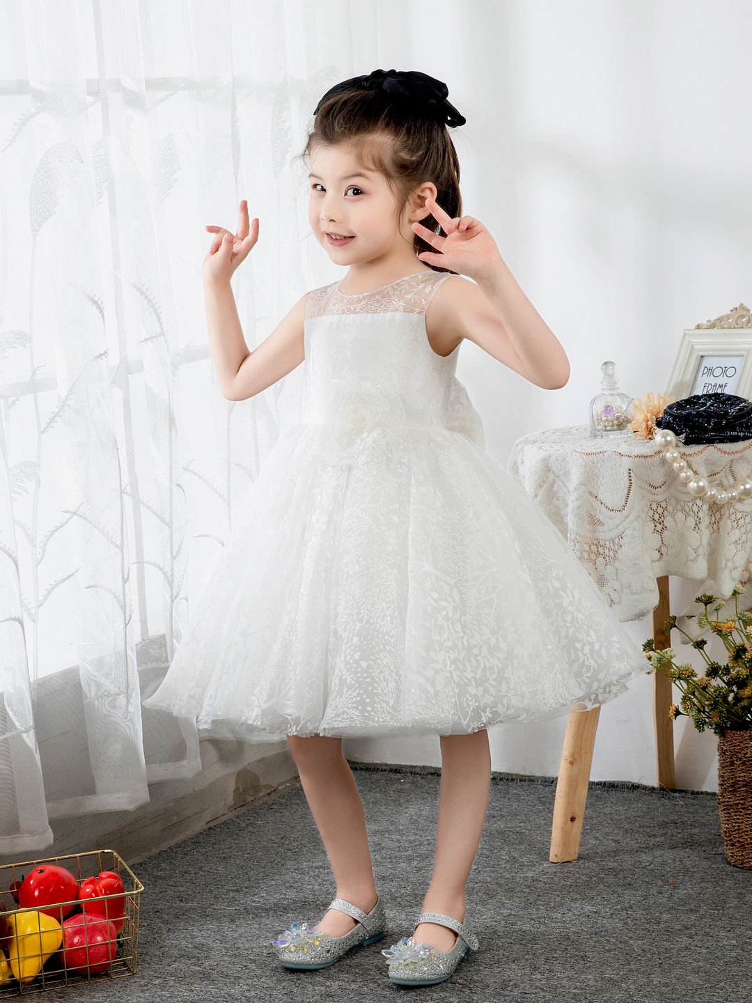 NumberSea - Kids Little Girls' Dress Birthday Dress Sleeveless Princess Cute Dresses Children's Occasion Wear