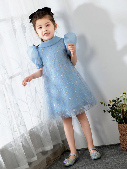 NumberSea - Bow Tie Kids Little Girls' Dress Birthday Dress Princess Cute Dresses Children's Occasion Wear Party Dresses