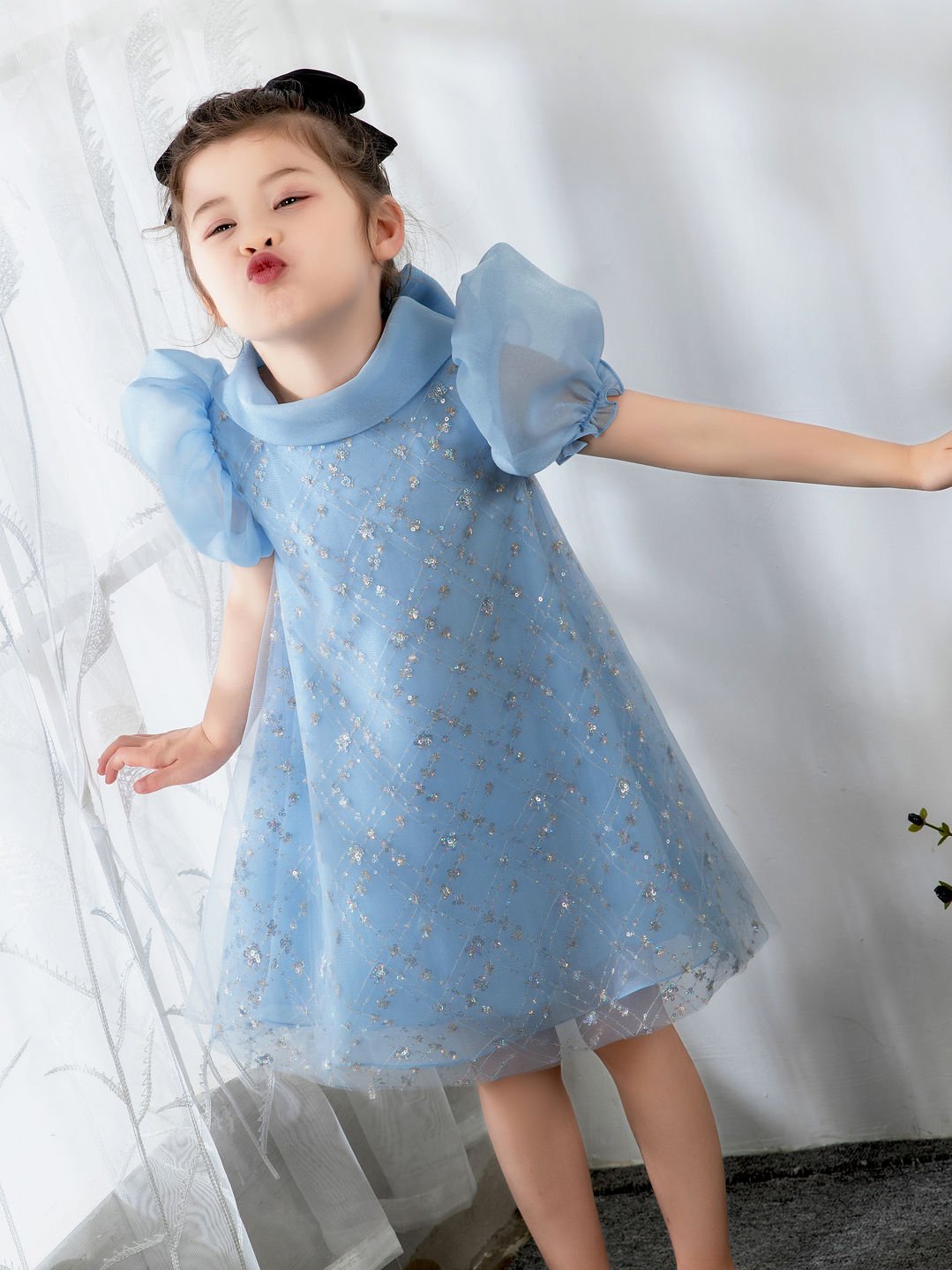 NumberSea - Bow Tie Kids Little Girls' Dress Birthday Dress Princess Cute Dresses Children's Occasion Wear Party Dresses