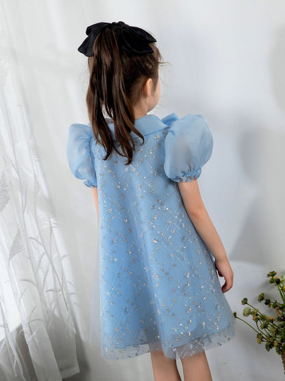 NumberSea - Bow Tie Kids Little Girls' Dress Birthday Dress Princess Cute Dresses Children's Occasion Wear Party Dresses