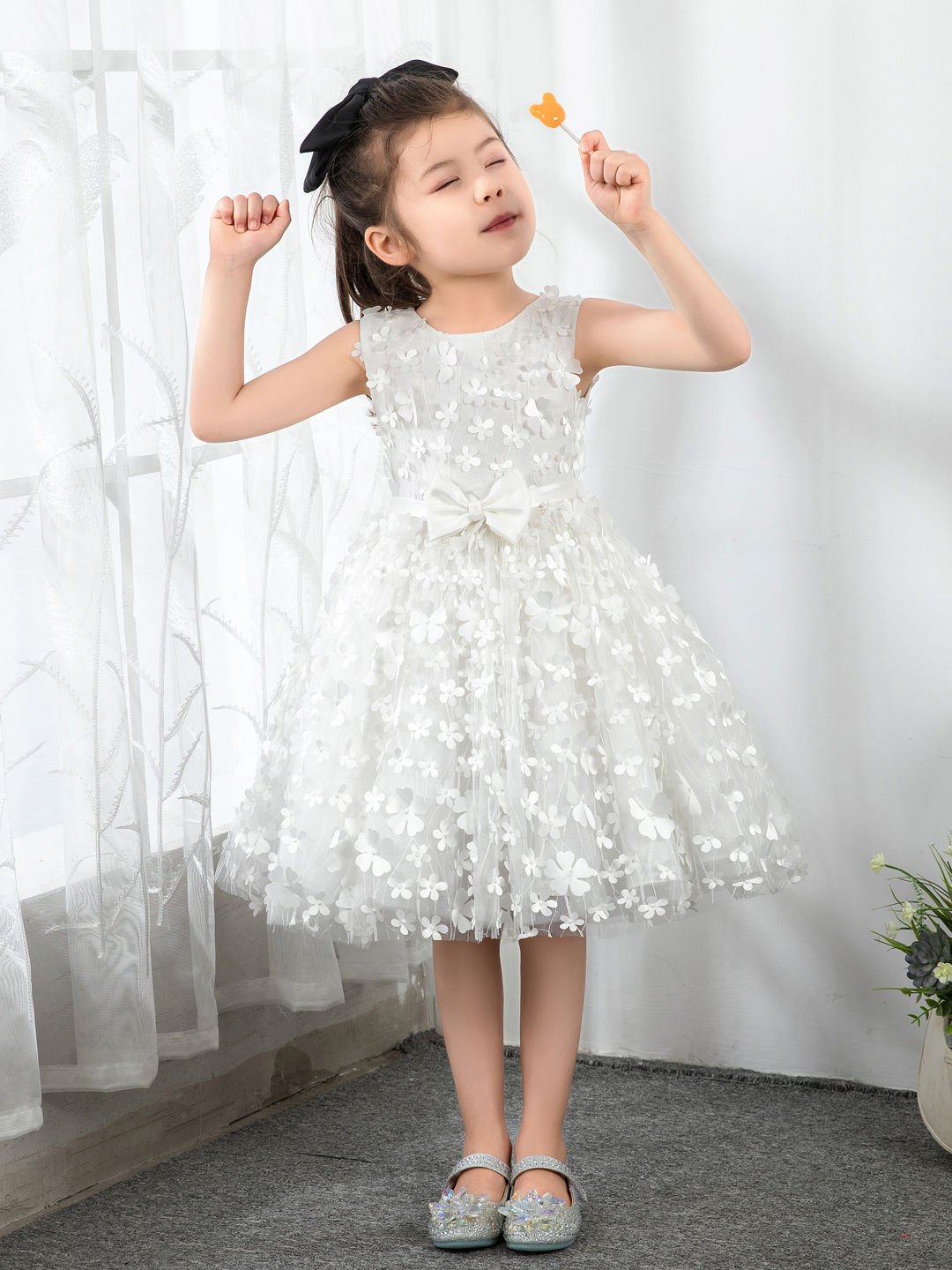 NumberSea - Little Flower Girls' Princess Cute Dresses Children's Occasion Wear Party Dresses Birthday Dress Flower Girls Dresses