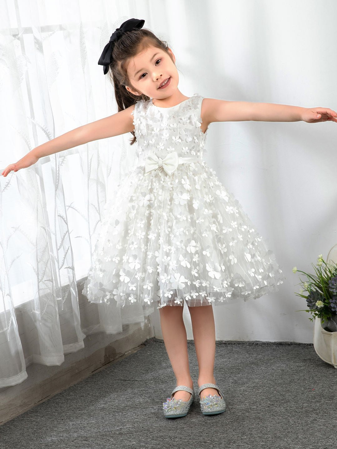 NumberSea - Little Flower Girls' Princess Cute Dresses Children's Occasion Wear Party Dresses Birthday Dress Flower Girls Dresses