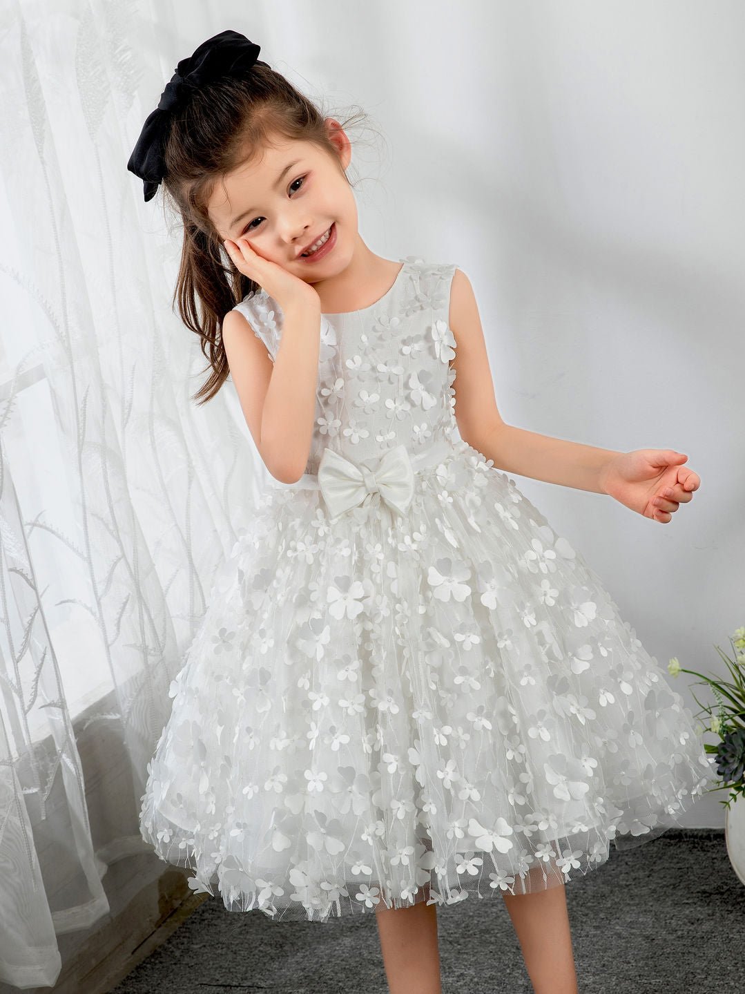 NumberSea - Little Flower Girls' Princess Cute Dresses Children's Occasion Wear Party Dresses Birthday Dress Flower Girls Dresses