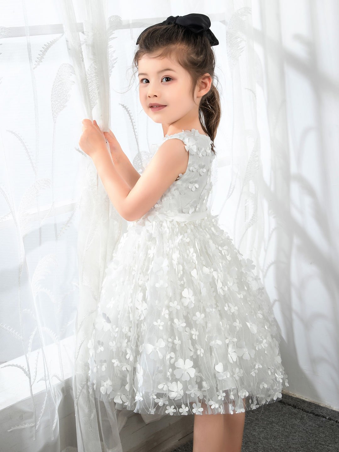 NumberSea - Little Flower Girls' Princess Cute Dresses Children's Occasion Wear Party Dresses Birthday Dress Flower Girls Dresses