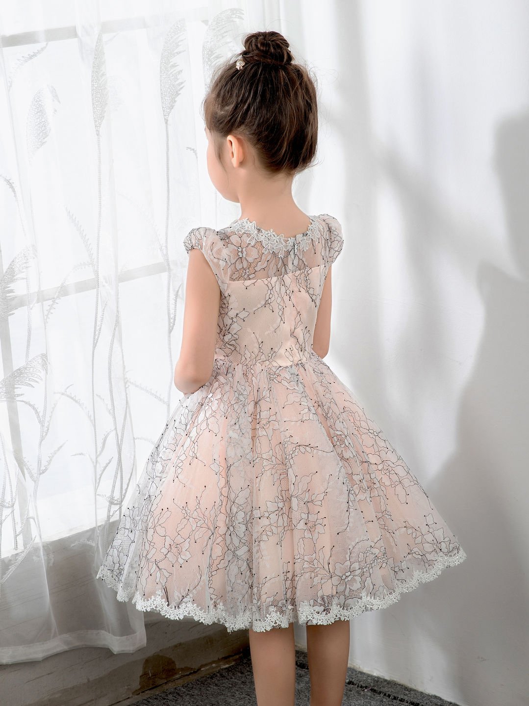 NumberSea - Lace Kids Princess Cute Dresses Birthday Dress Children's Occasion Wear Party Dresses Girls Flower Dresses