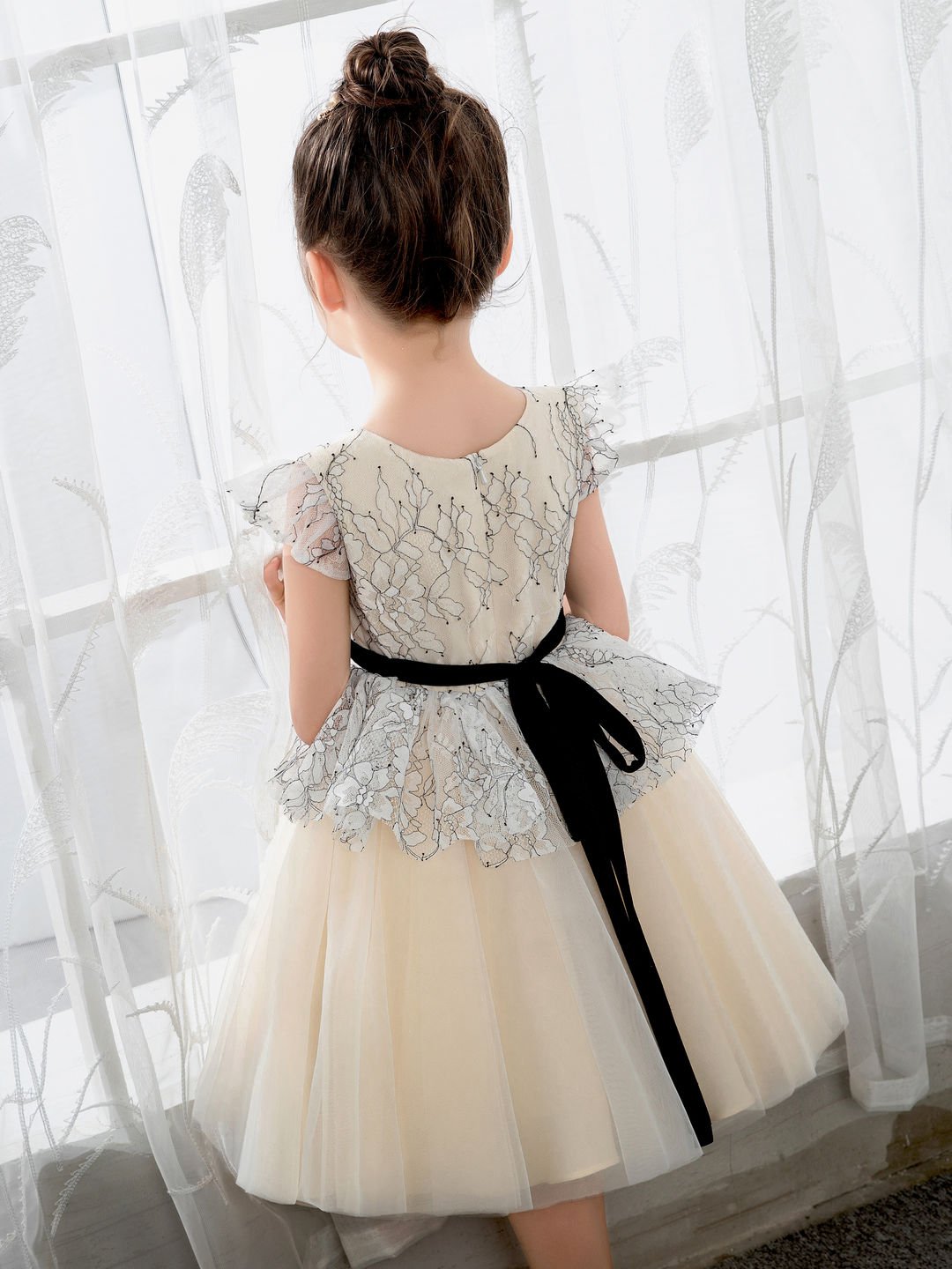 NumberSea - Fashion Kids Girls Princess Cute Dresses Sleeveless Birthday Dress Children's Occasion Wear Party Dresses Flower Girl Dresses