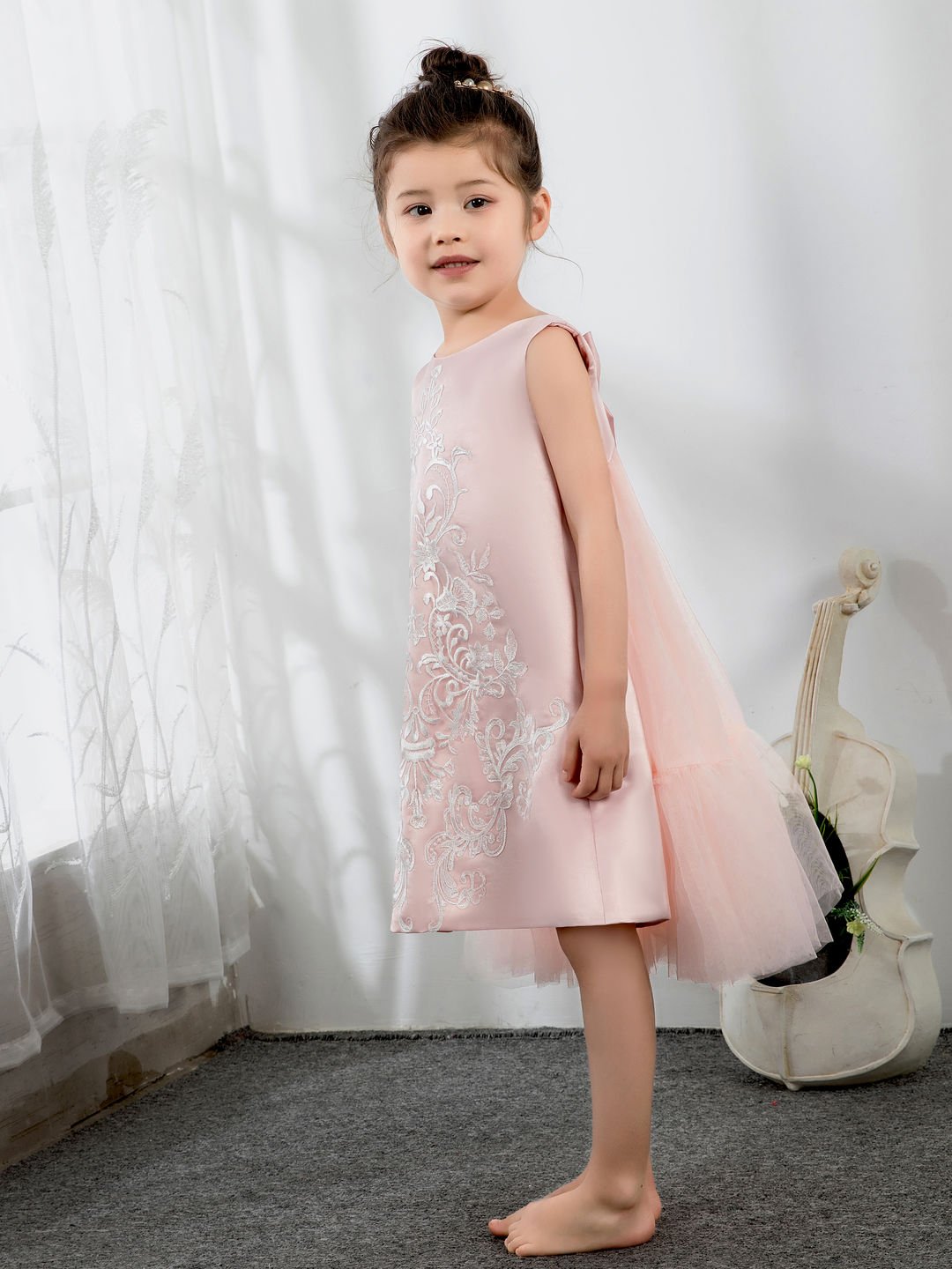 NumberSea - Girls Princess Cute Dresses Sleeveless Birthday Dress Children's Occasion Wear Party Dresses