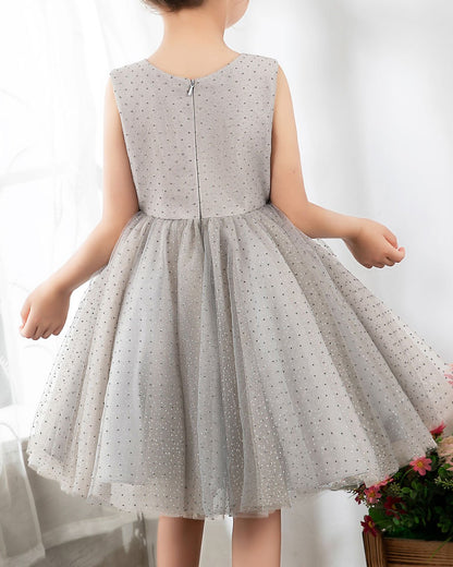 NumberSea - Numbersea Tulle Kids Dresses Girls Princess Cute Dresses Sleeveless Birthday Dress Children's Occasion Wear Party Dresses