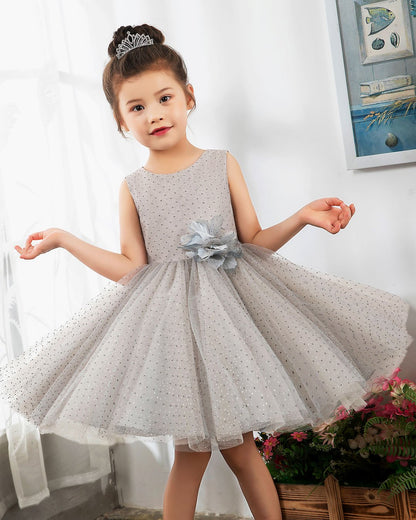 NumberSea - Numbersea Tulle Kids Dresses Girls Princess Cute Dresses Sleeveless Birthday Dress Children's Occasion Wear Party Dresses