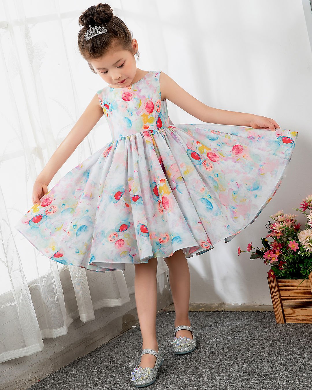 NumberSea - Fashion Kids Dress Girls Princess Cute Dresses Sleeveless Birthday Dress Party Dresses Kids Dresses Boutique