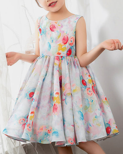 NumberSea - Fashion Kids Dress Girls Princess Cute Dresses Sleeveless Birthday Dress Party Dresses Kids Dresses Boutique