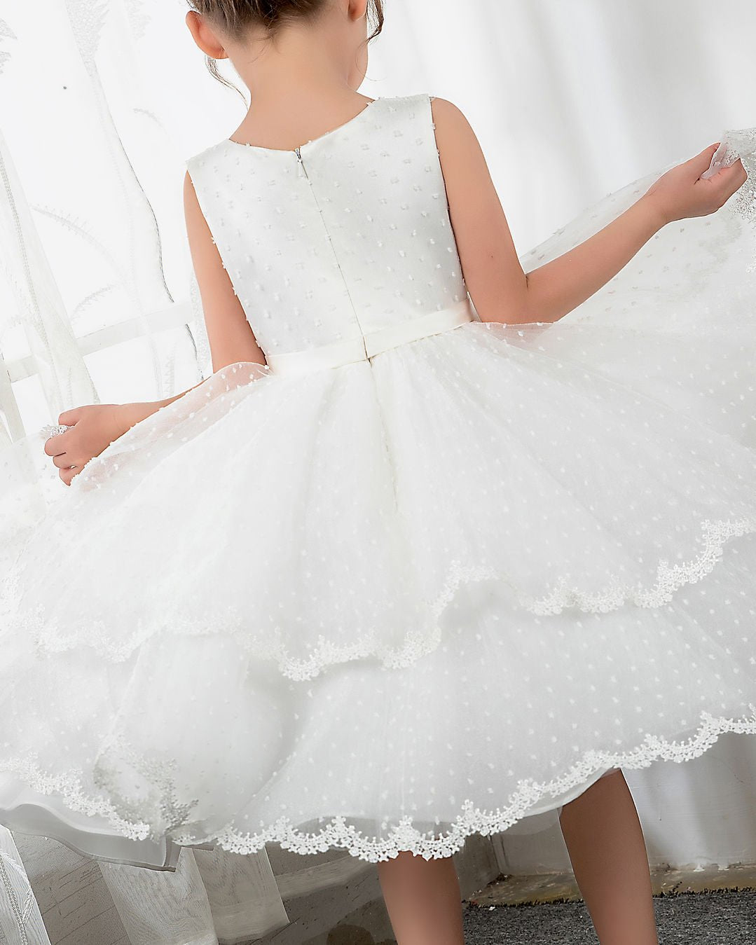 NumberSea - Flower Girl Dresses Girls Princess Cute Dresses Sleeveless Birthday Dress Party Dresses Kids Dresses Boutique