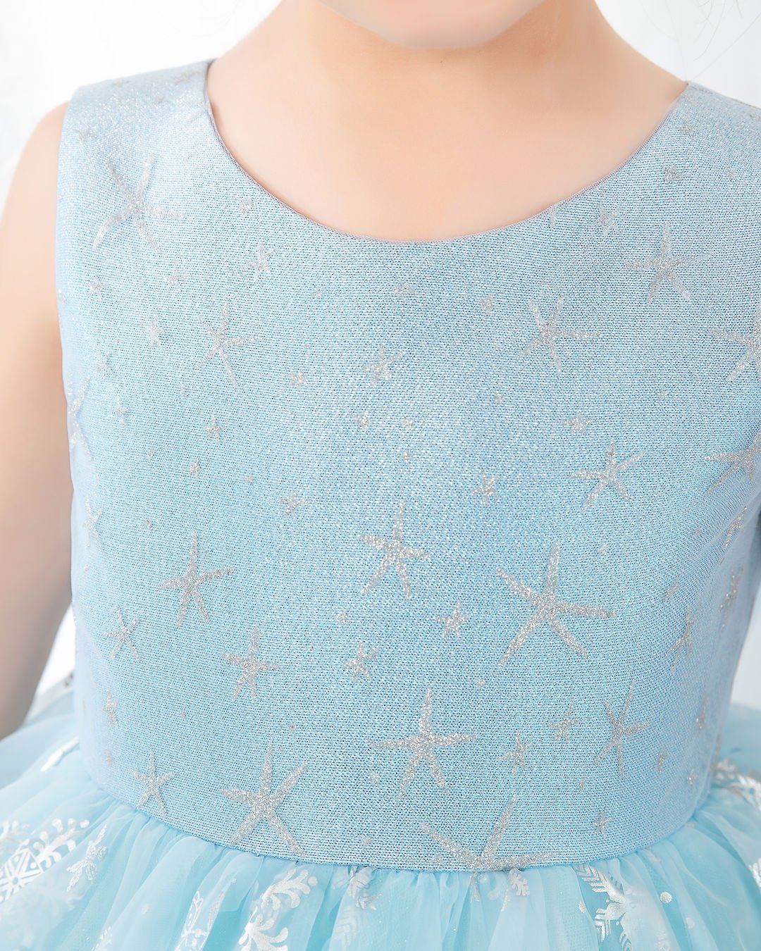 NumberSea - Light Blue Tulle Girls Princess Cute Dresses Birthday Dress Party Dresses Kids Dresses Boutique