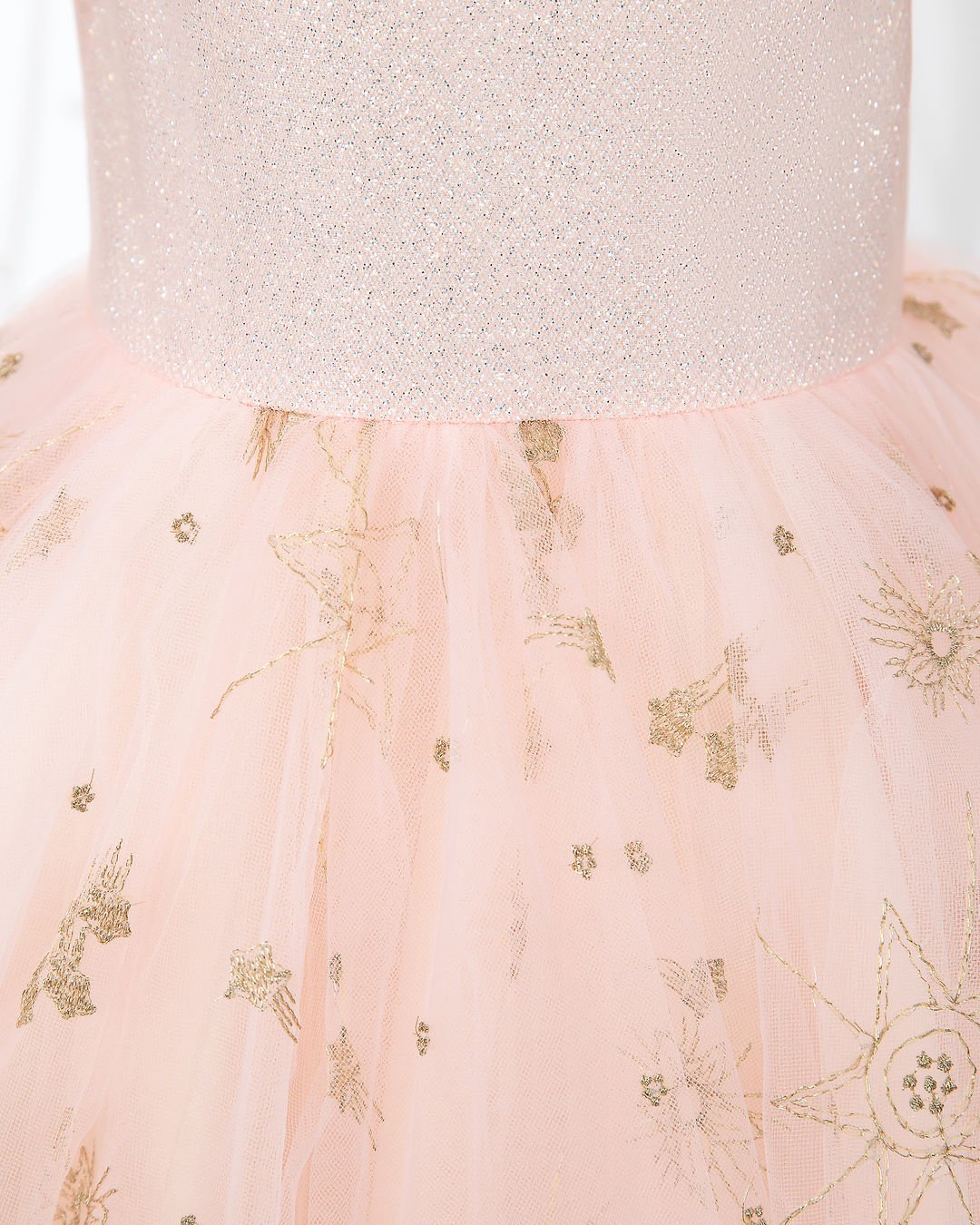 NumberSea - Pink Sleeveless Girls Princess Dresses Birthday Dress Party Dress Children's Occasion Wear