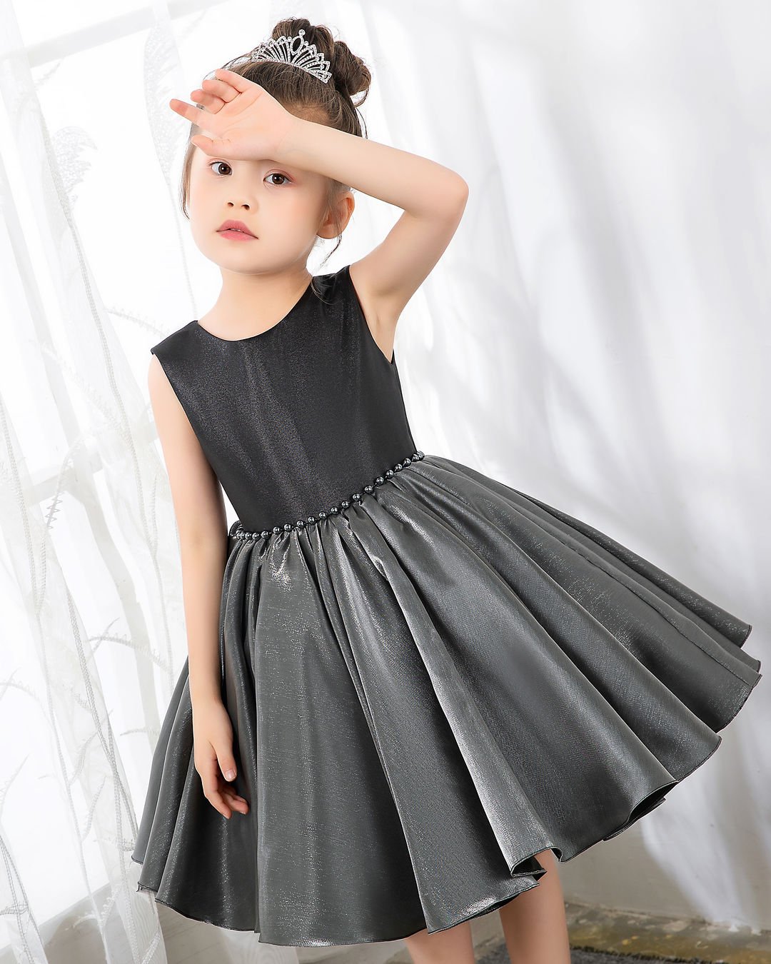 NumberSea - Fashion Sleeveless Girls Princess Dresses Children's Occasion Wear Party Dresses Birthday Dresses