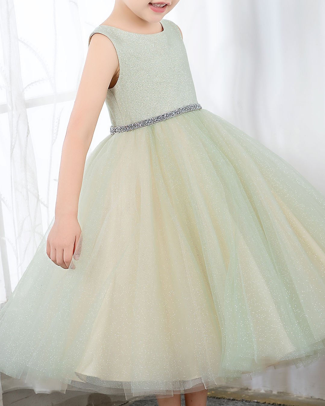 NumberSea - Sleeveless Girls Cute Princess Dresses Children's Occasion Wear Kids Party Dresses Birthday Dresses