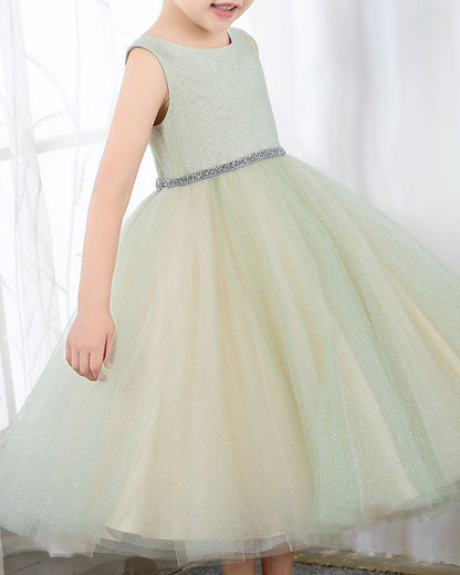 NumberSea - Sleeveless Girls Cute Princess Dresses Children's Occasion Wear Kids Party Dresses Birthday Dresses