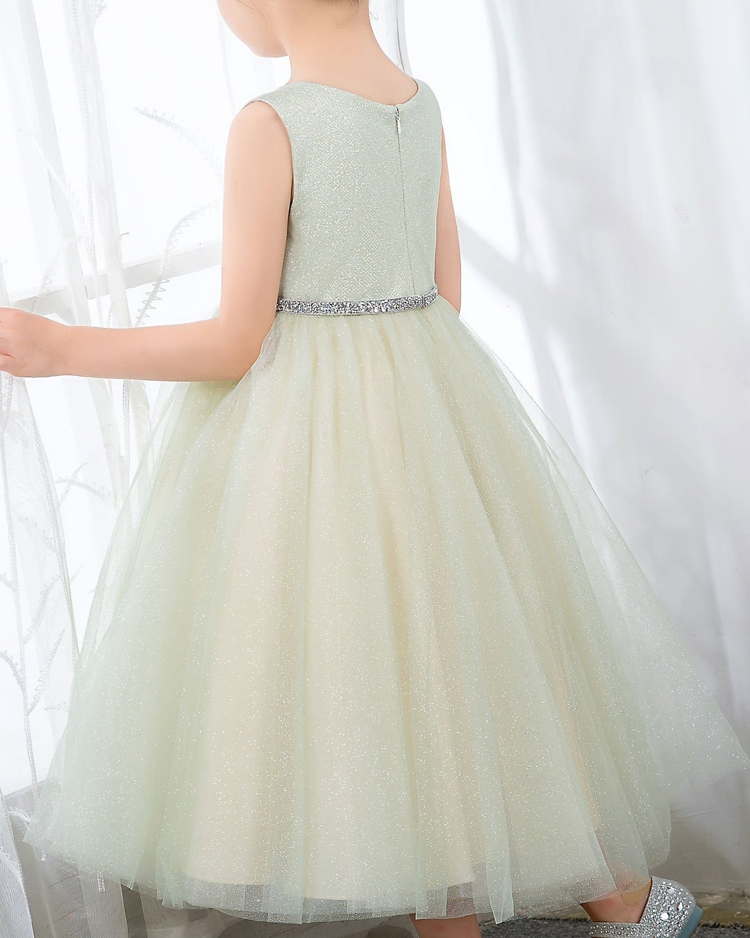 NumberSea - Sleeveless Girls Cute Princess Dresses Children's Occasion Wear Kids Party Dresses Birthday Dresses