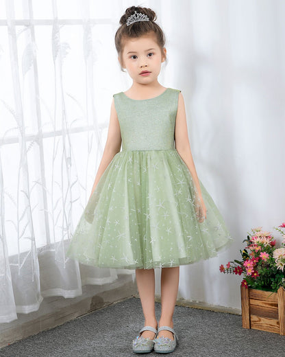 NumberSea - Sleeveless Girls Cute Princess Dresses Kids Party Dresses Birthday Dresses Children's Occasion Wear