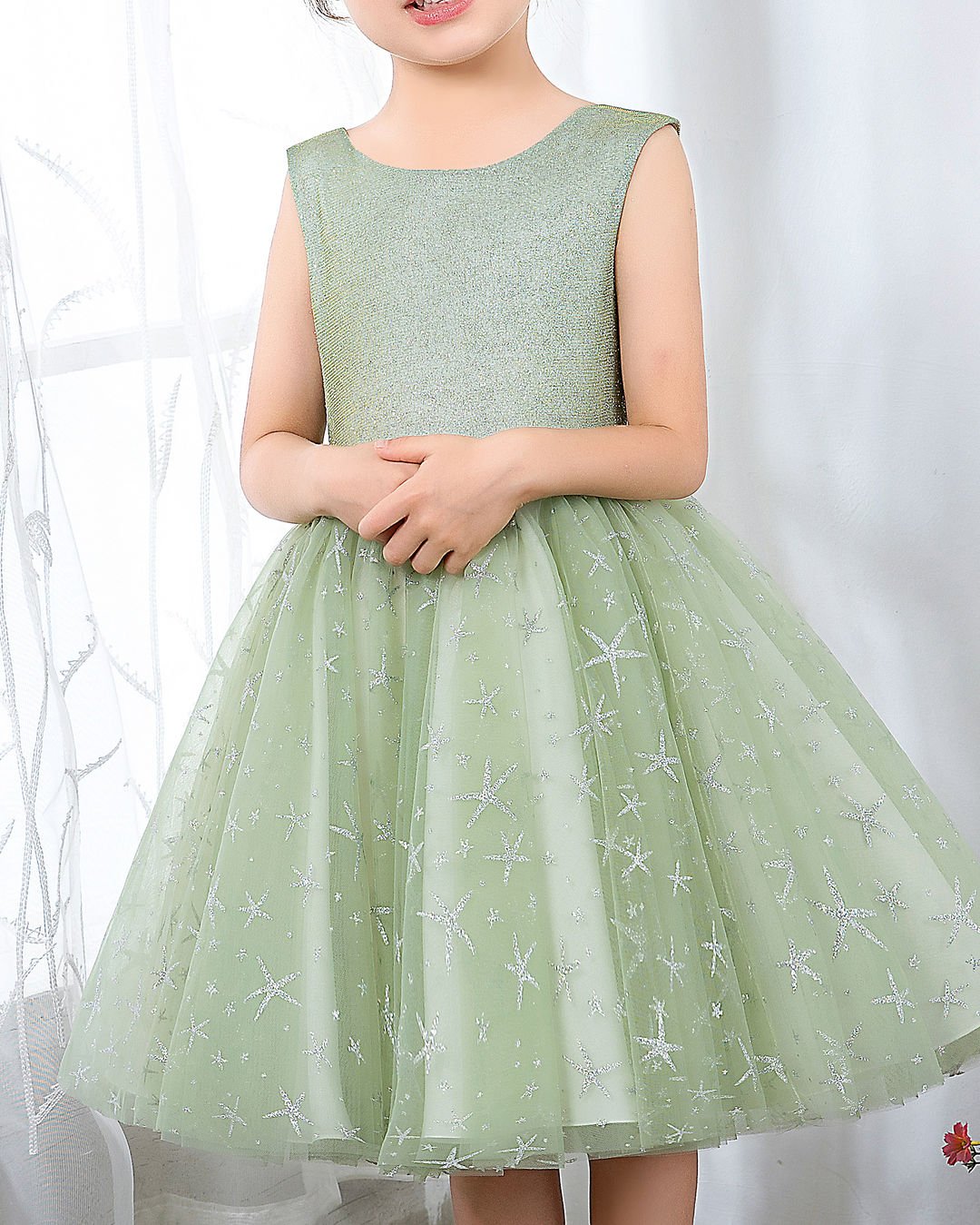 NumberSea - Sleeveless Girls Cute Princess Dresses Kids Party Dresses Birthday Dresses Children's Occasion Wear