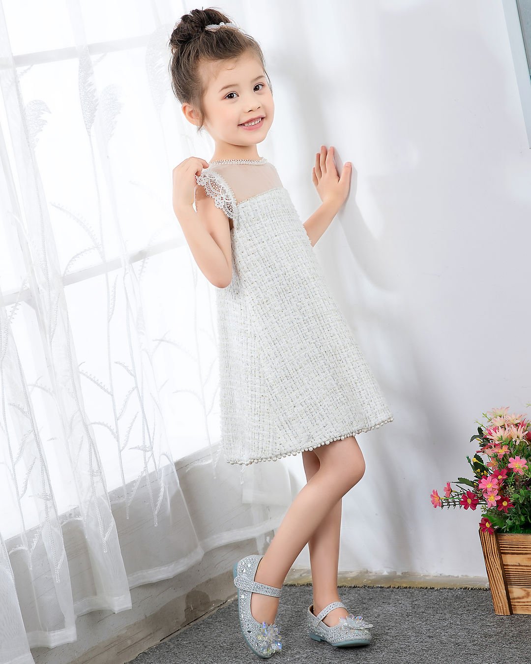 NumberSea - Fashion Girls Cute Princess Dresses Kids Party Dresses Children's Occasion Wear Birthday Dresses