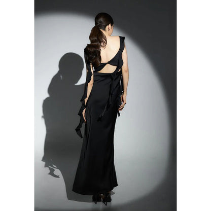 Simple & Casual Straps Square Open-Back Sheath Evening Party Prom Dress