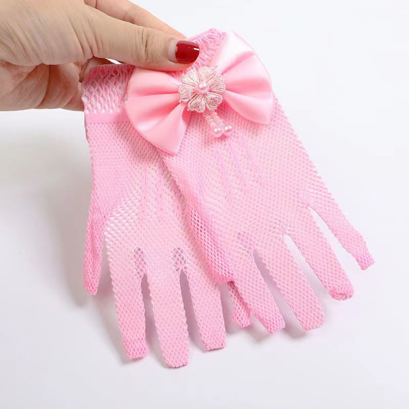 Flower Girl Bow Gloves