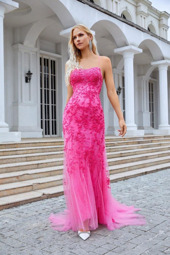 Ladies Spaghetti Strap Sequin V Neck Mermaid Long Bridesmaid Dress Prom Wedding Party Evening Dress 28086-numbersea