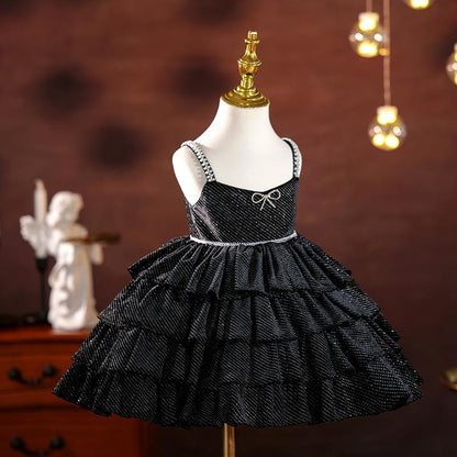 Sequins 1st Birthday Party Toddler Girl  Dress