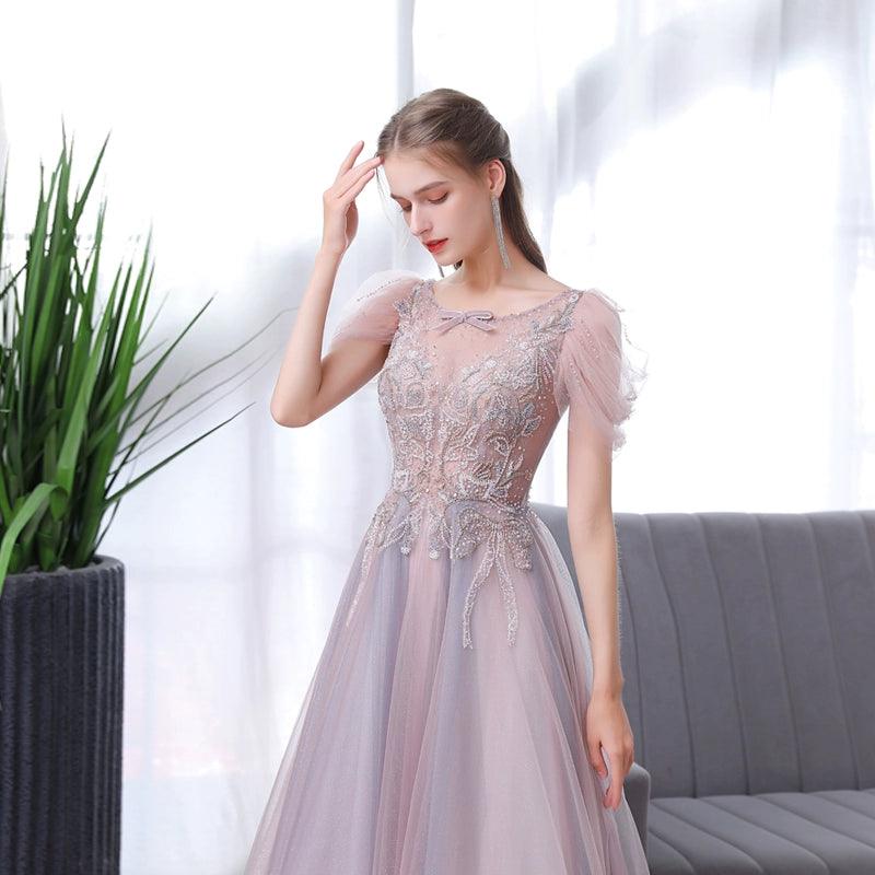 Women's A-Line Evening Dress Sexy Prom Dresses Lace Formal Dresses Sleeveless for Women - numbersea