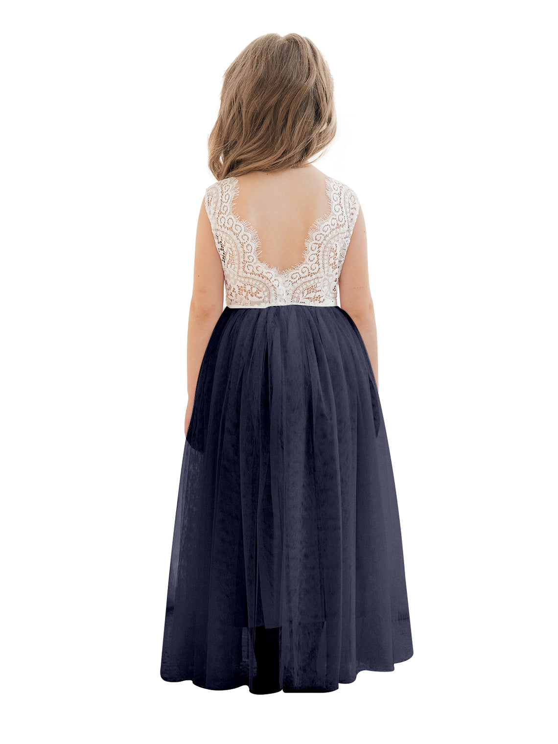 Enchanted Tulle Lace Flower Girl Dress