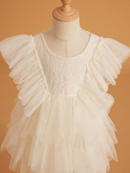 Lace Tulle Short/Mini Dress (2003227815)