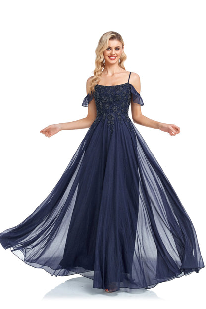 NumberSea - Arrival Sparkly A Line Off The Shoulder Mother Of The Bride Dresses With Beaded