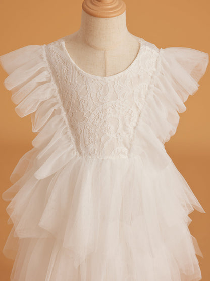 Lace Tulle Short/Mini Dress (2003227815)