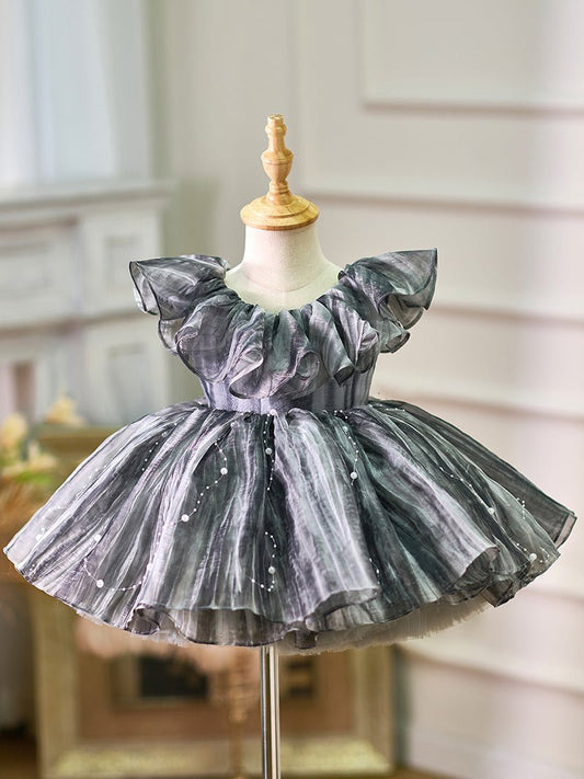 NumberSea - Ball - Gown/Princess 1st Birthday Party Baby Girl Dress