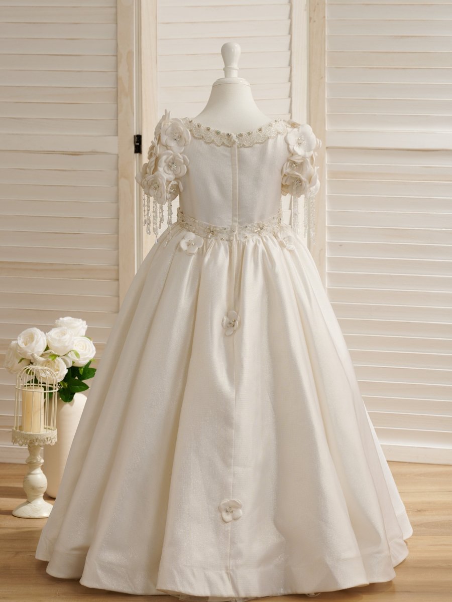 NumberSea - Ball - Gown/Princess Floor - length First Communion Flower Girl Dress