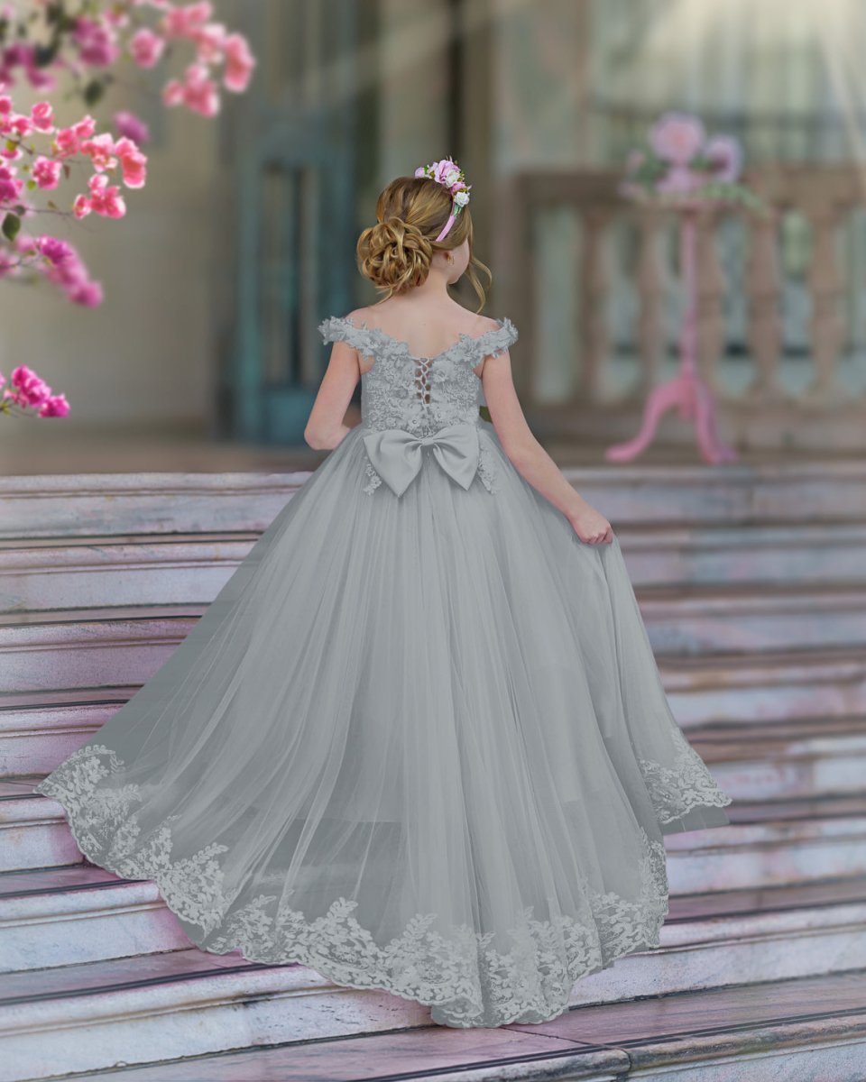 NumberSea - Ball - Gown/Princess Lace Sweep Train Pink Birthday Dress