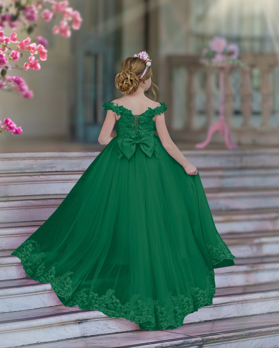 NumberSea - Ball - Gown/Princess Lace Sweep Train Pink Birthday Dress