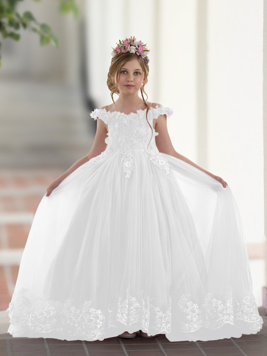 NumberSea - Ball - Gown/Princess Lace Sweep Train Pink Birthday Dress