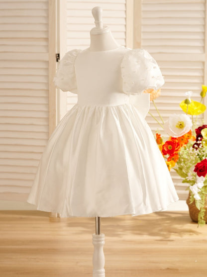 NumberSea - Ball - Gown/Princess Satin Knee - length Flower Girl Dress