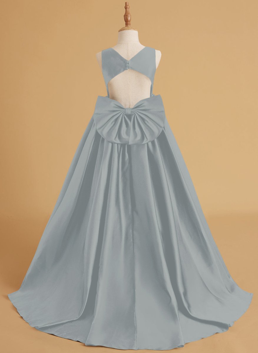 NumberSea - Ball - Gown/Princess Satin Sweep Train Flower Girl Dress