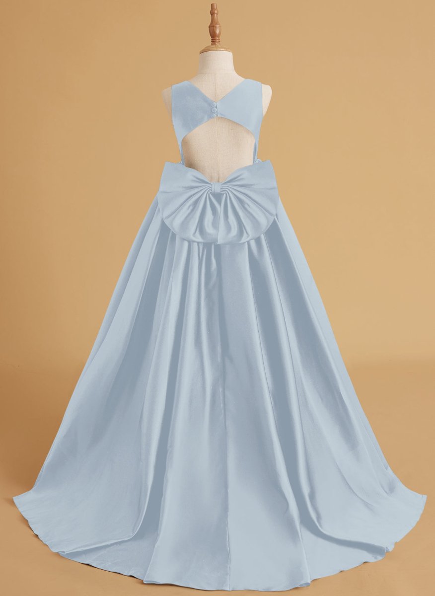 NumberSea - Ball - Gown/Princess Satin Sweep Train Flower Girl Dress