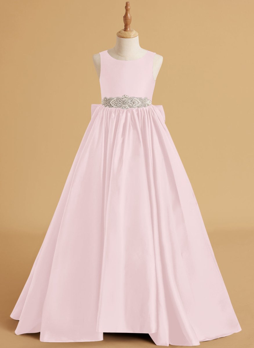 NumberSea - Ball - Gown/Princess Satin Sweep Train Flower Girl Dress