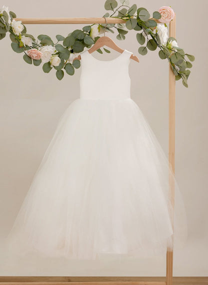 NumberSea - Ball - Gown/Princess Satin Tulle Ankle - length Dress