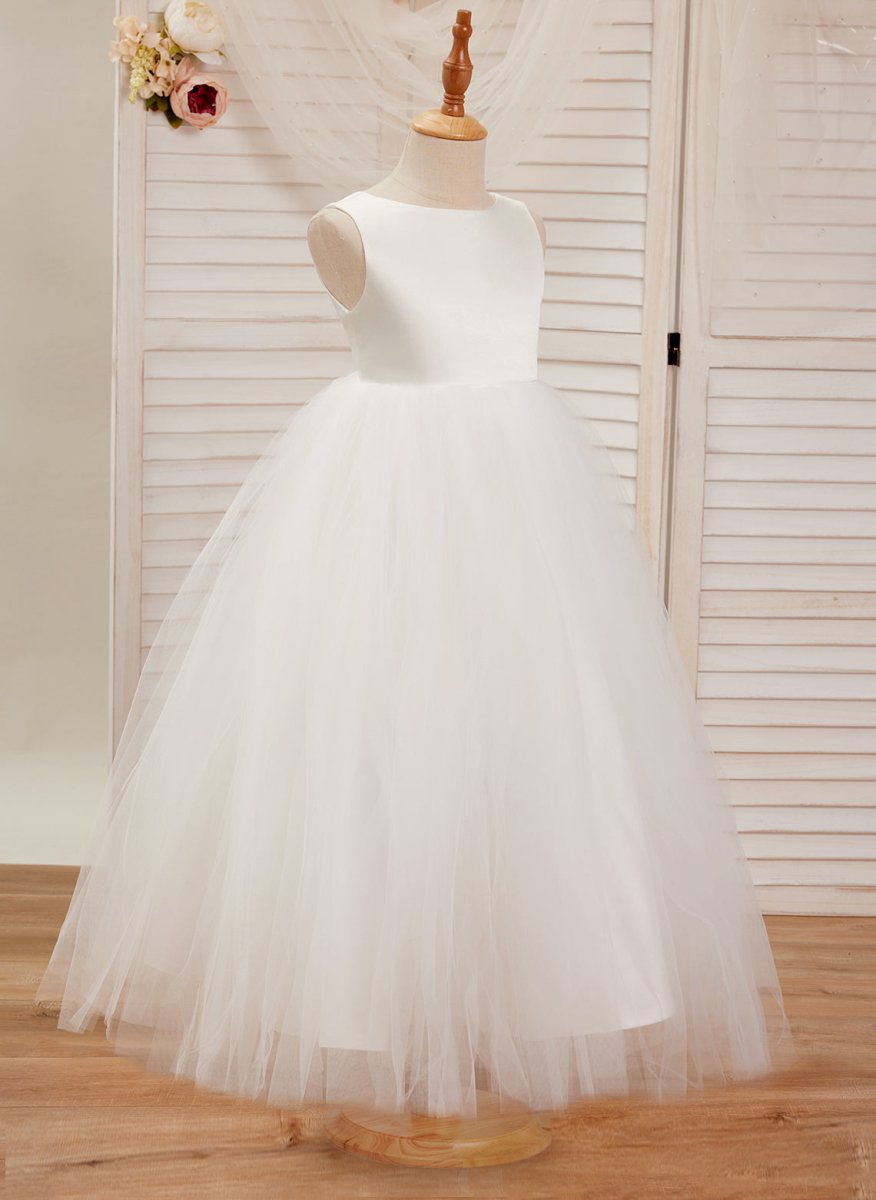 NumberSea - Ball - Gown/Princess Satin Tulle Ankle - length Dress